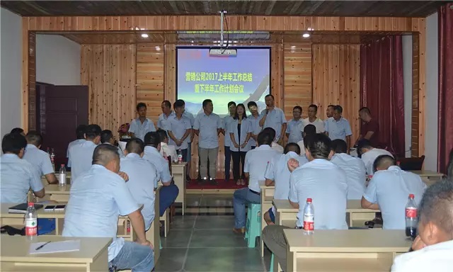 重慶智邦工程機(jī)械(集團(tuán))營銷公司2017上半年度工作會議
